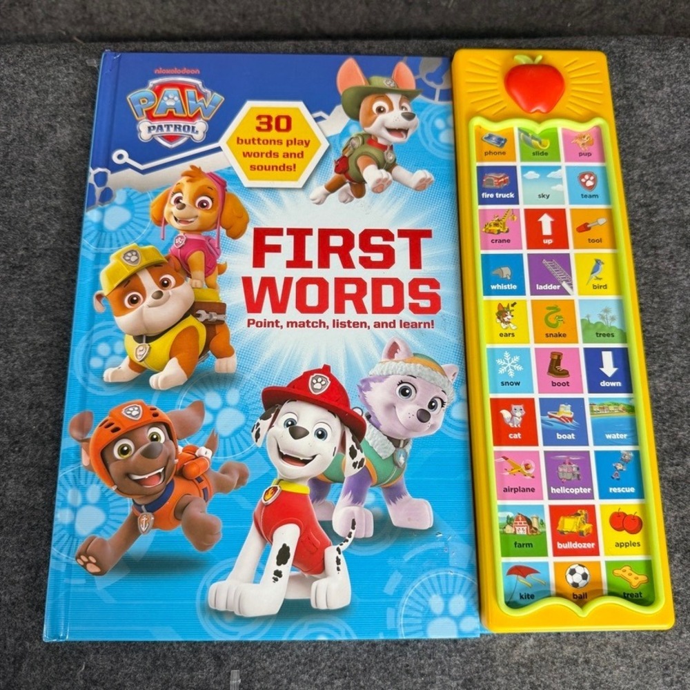 Paw Patrol First Words Sound Book 30 Buttons pi kids‎ Phoenix International 0905